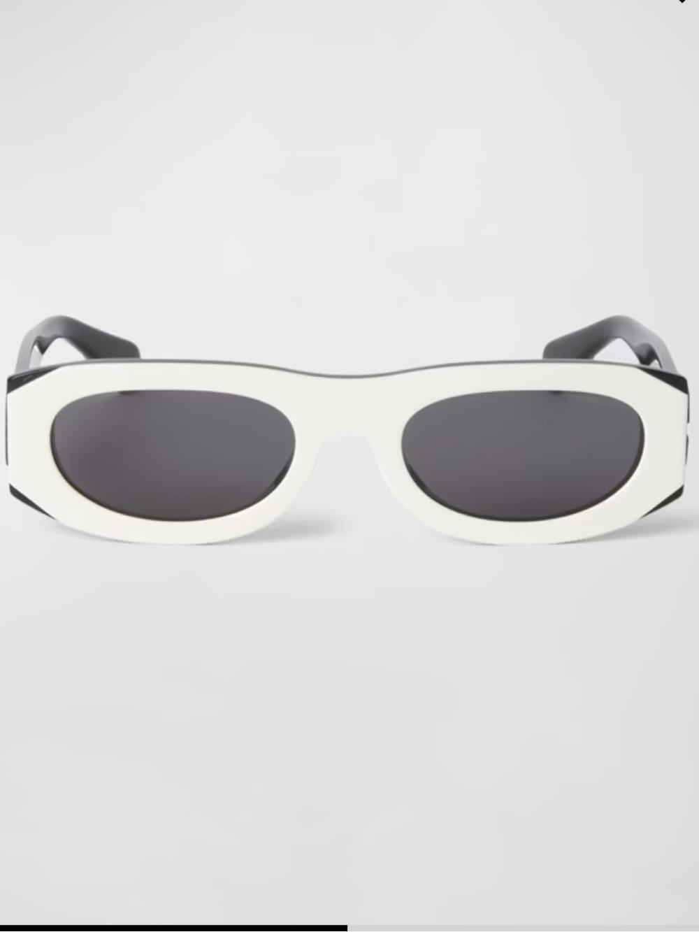 Off-White Orlando Oval Acetate Sunglasses